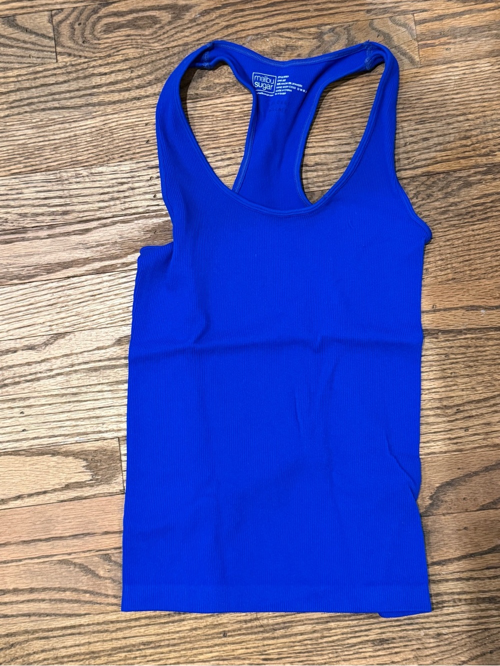 Mudd Girls Royal Blue Ribbed Racerback Tank